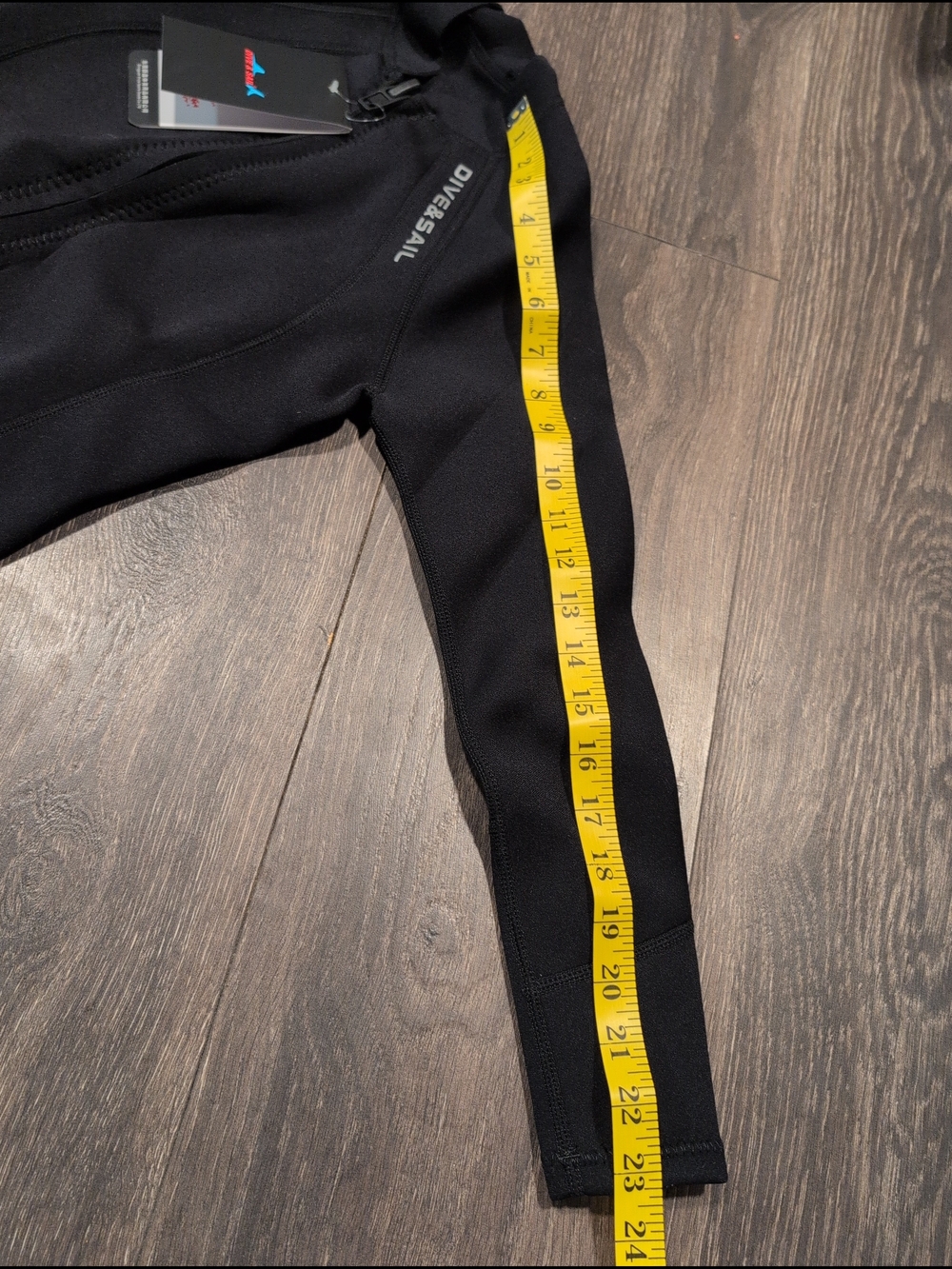 Dive & Sail Wetsuit Top Front Zip Jacket Black Neoprene Nylon Small 2mm NWT - Picture 4 of 10